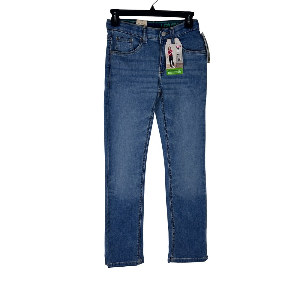 Levis 511 Slim Boys‎ Jeans Size 12 Reg 26x27 Medium Wash Eco Performance NWT